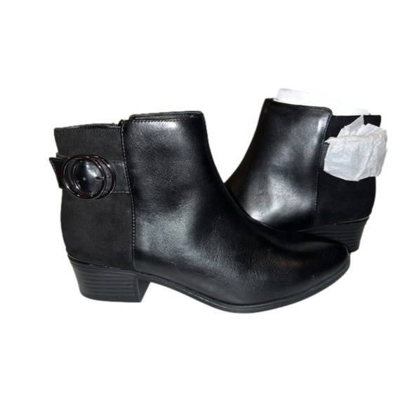New! Alfani Oakley Black Black Bootie Multiple Sizes Available - Picture 3 of 8